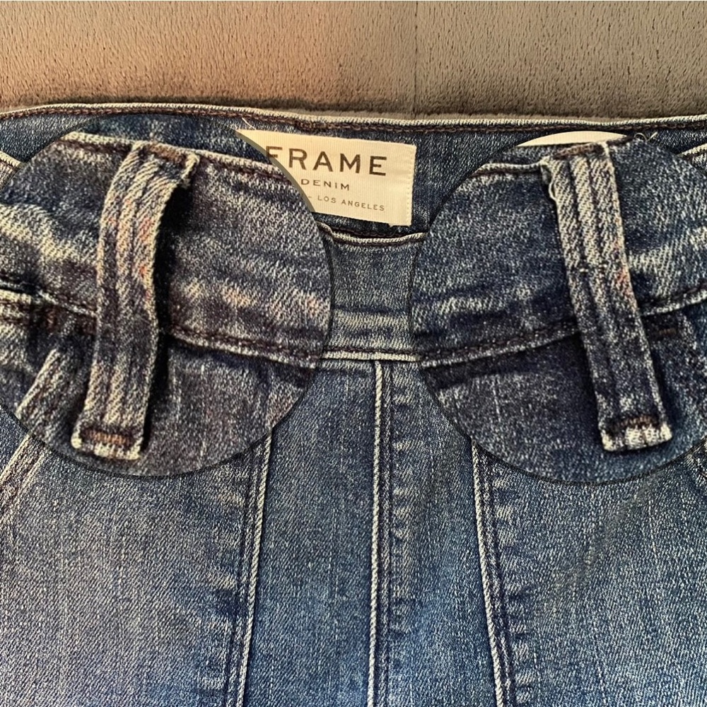 Frame Denim Cropped Le Flare de Francoise in Sunnyslope - Picture 16 of 16